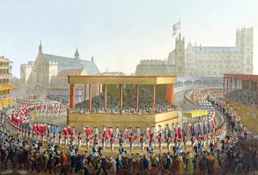 Procesión de la coronación de Jorge IV, 1821